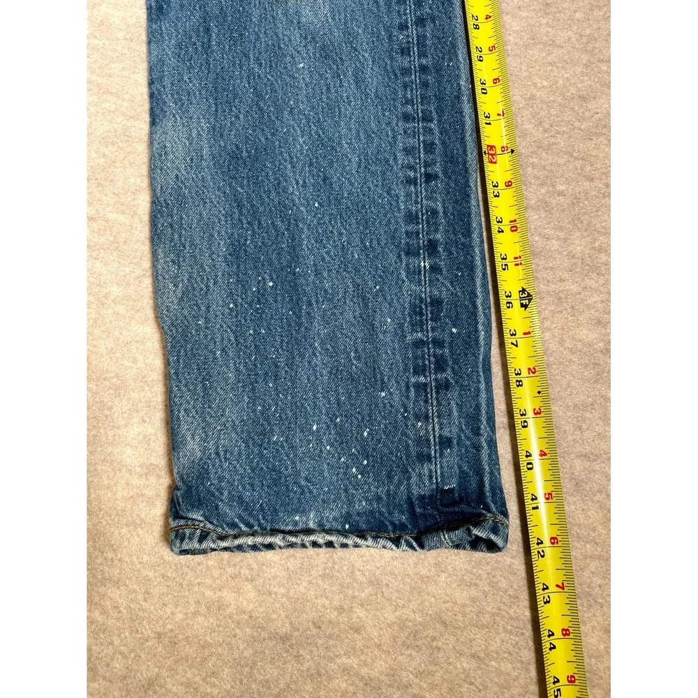 Levi's 501XX Jeans Mens 36x36 Blue Denim Cotton Mid Rise Straight Leg Streetwear